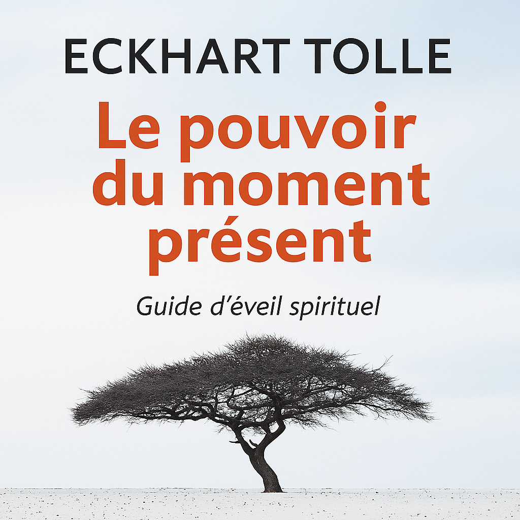 Couverture du livre : Le pouvoir du moment présent d'Eckhart Tolle 