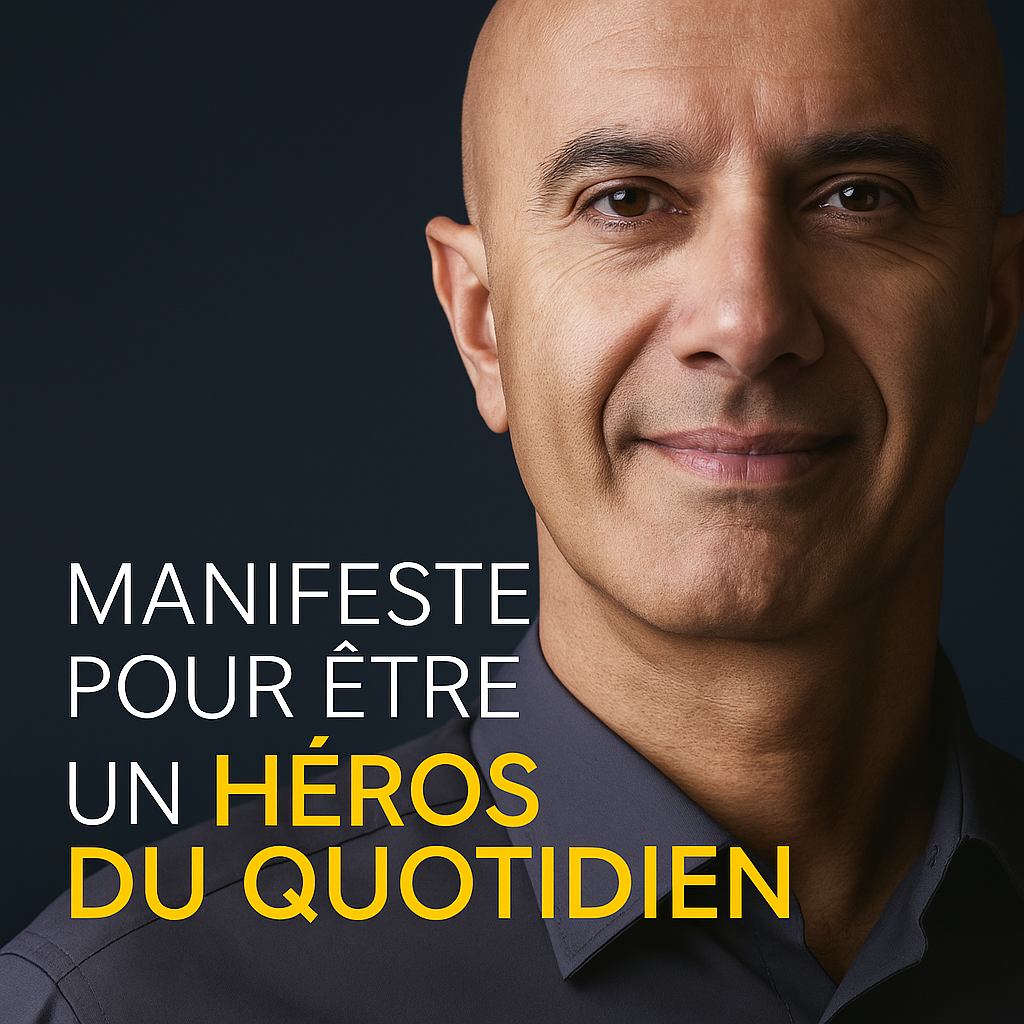 Couverture du livre de Robin Sharma : Manifeste pour être un héros du quotidien 